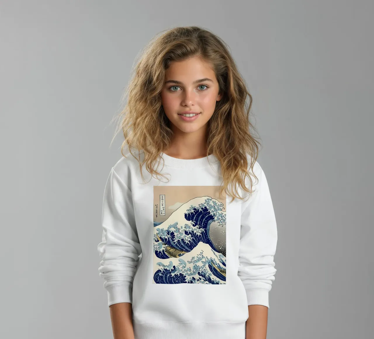Onda di Kanagawa felpa bambino da tokovictory