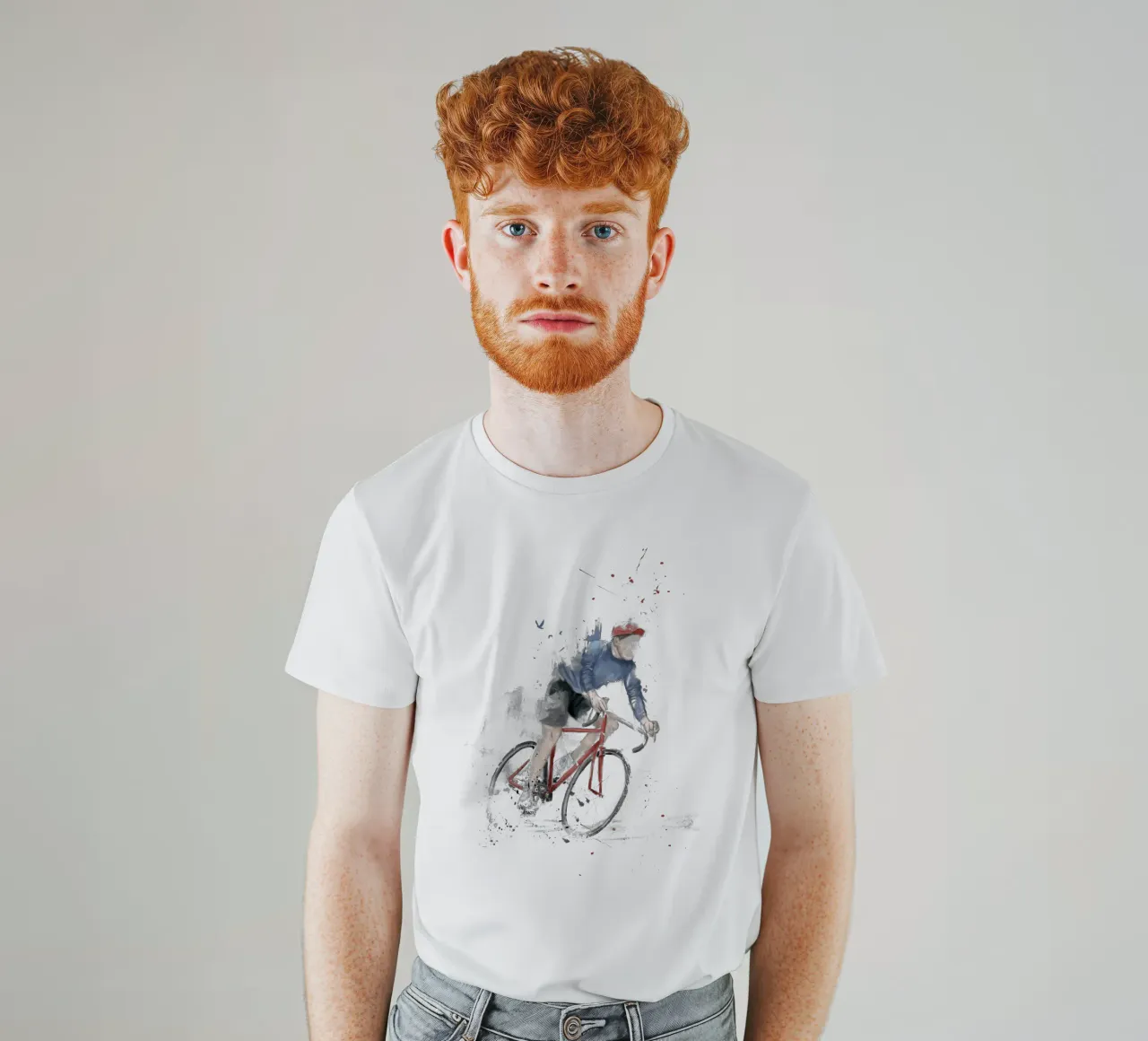 I Want To Ride My Bicycle t-shirt da Balazs Solti