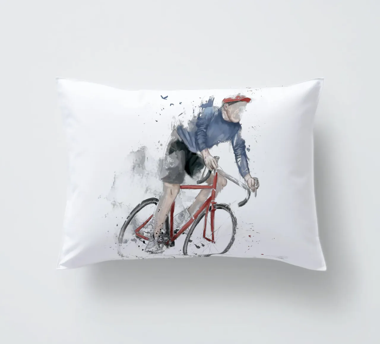 I Want To Ride My Bicycle cuscino da Balazs Solti