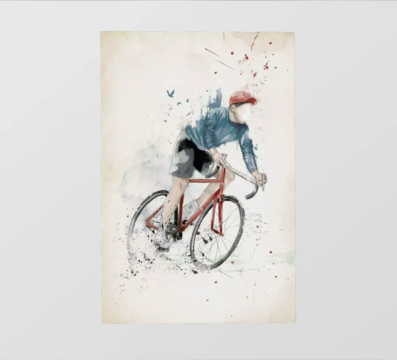 I Want To Ride My Bicycle pellicola backlit da Balazs Solti