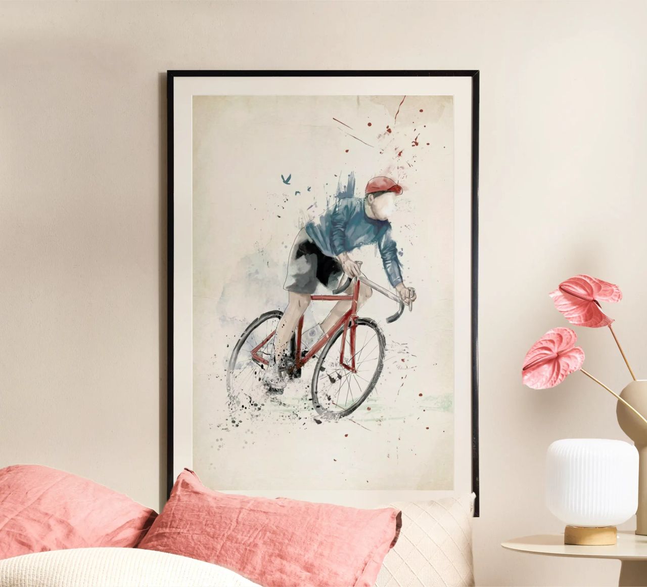 I Want To Ride My Bicycle poster by Balazs Solti