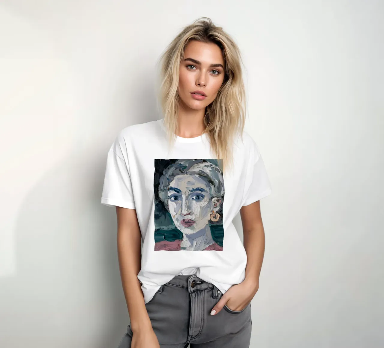 Musa silenziosa monocromatica t-shirt da Mystic Grain