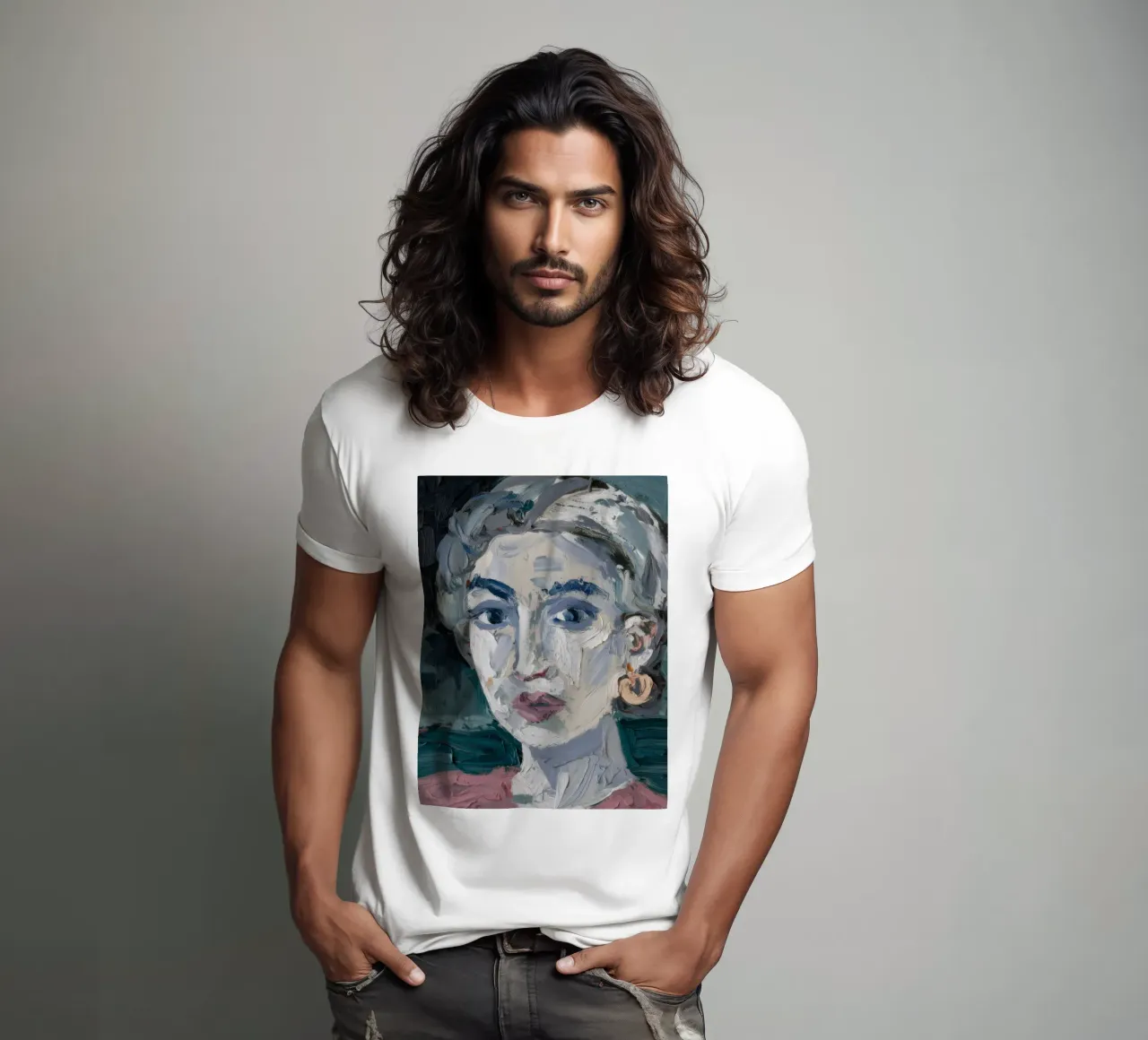 Musa silenziosa monocromatica t-shirt da Mystic Grain