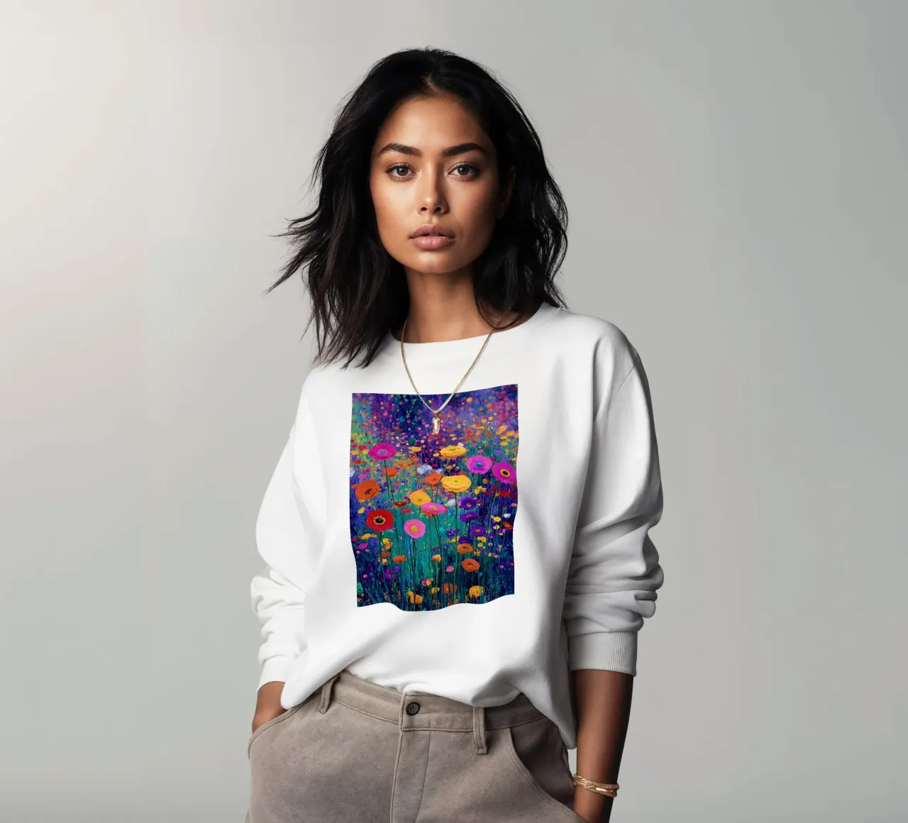 Meadow in full bloom sweatshirt van Mateo