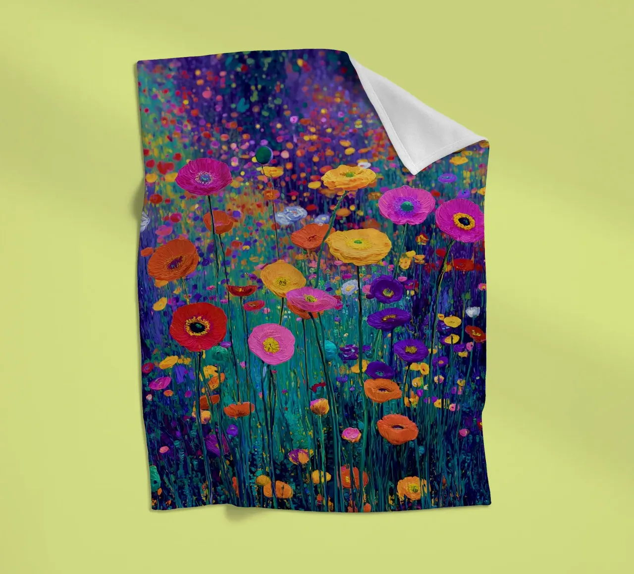 Meadow in full bloom coperta in pile da Mateo