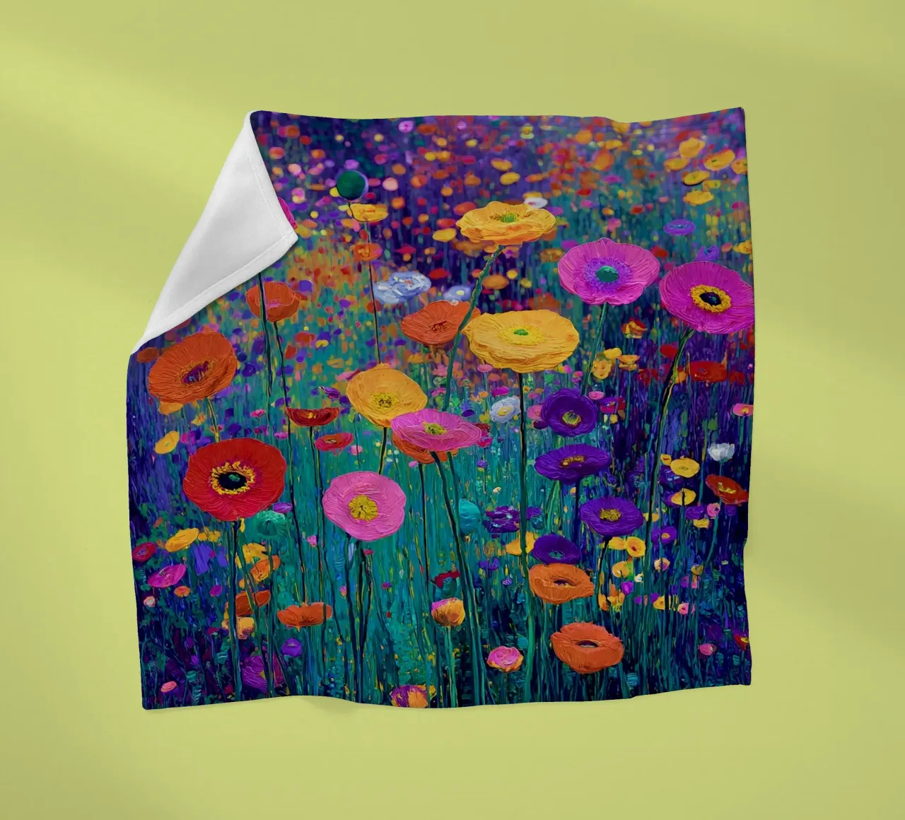 Meadow in full bloom coperta in pile da Mateo