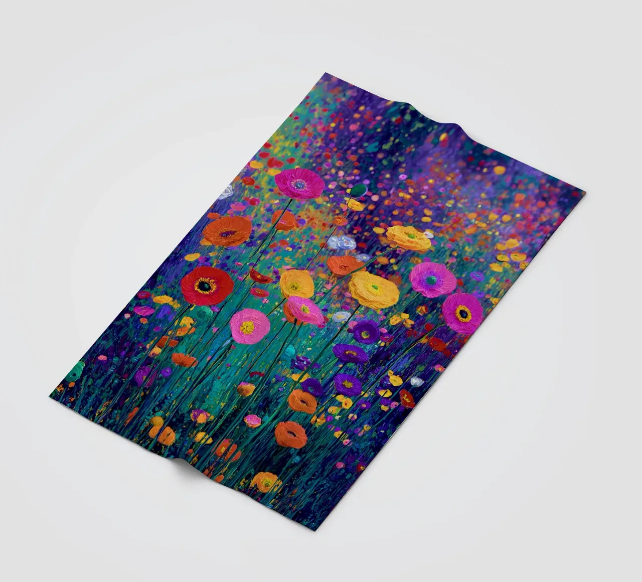 Meadow in full bloom coperta in pile da Mateo