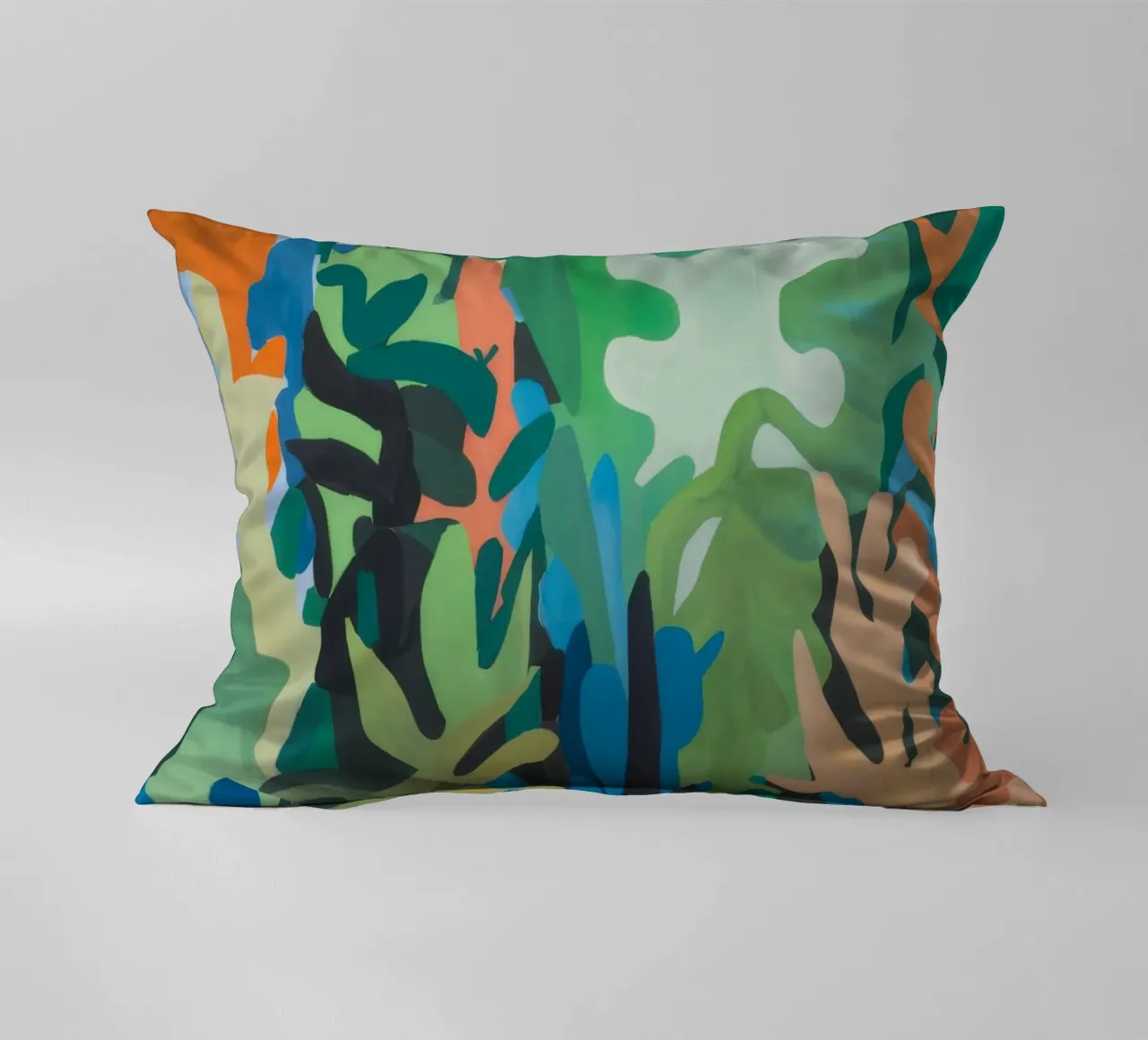 Verdant Abstraction Werveling kussen van Mystic Grain