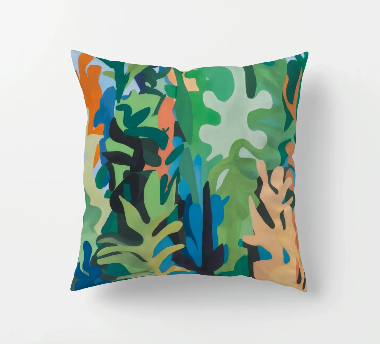 Verdant Abstraction Werveling kussen van Mystic Grain