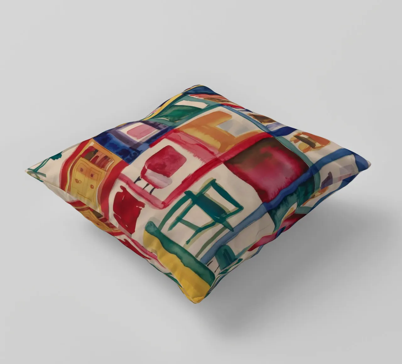 Labirinto di sedie cromatiche cuscino da Mystic Grain