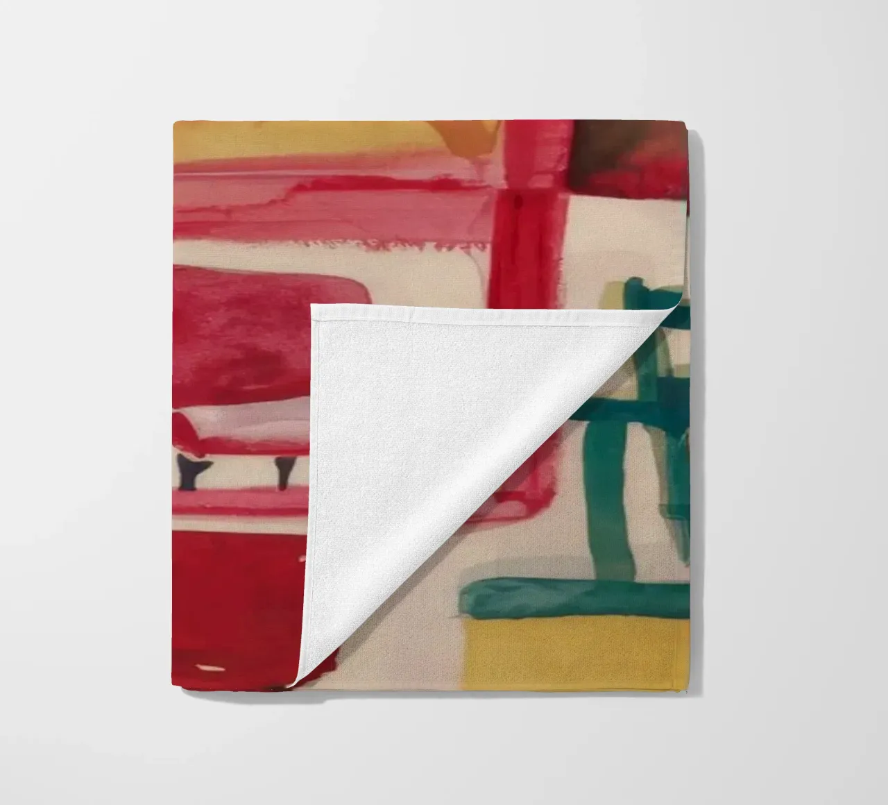 Labirinto di sedie cromatiche telo mare da Mystic Grain