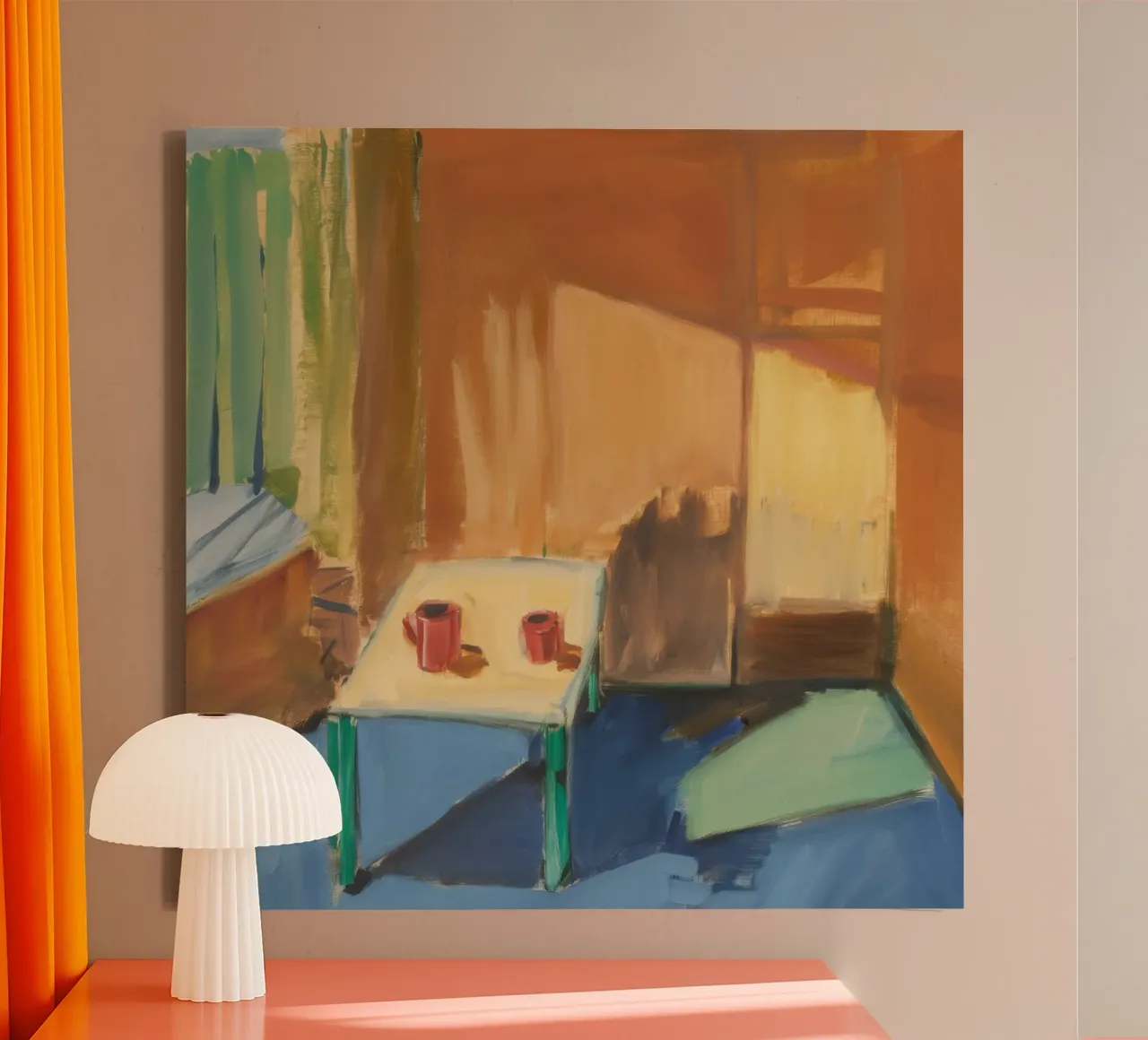 Stillness Casts Light canvas by Mystic Grain