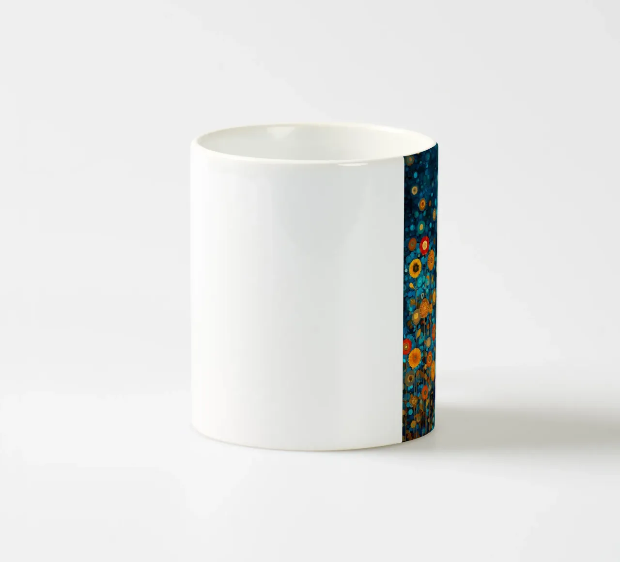 Flowers Garden Abstract D, style Gustav Klimt tazza in ceramica da Mateo