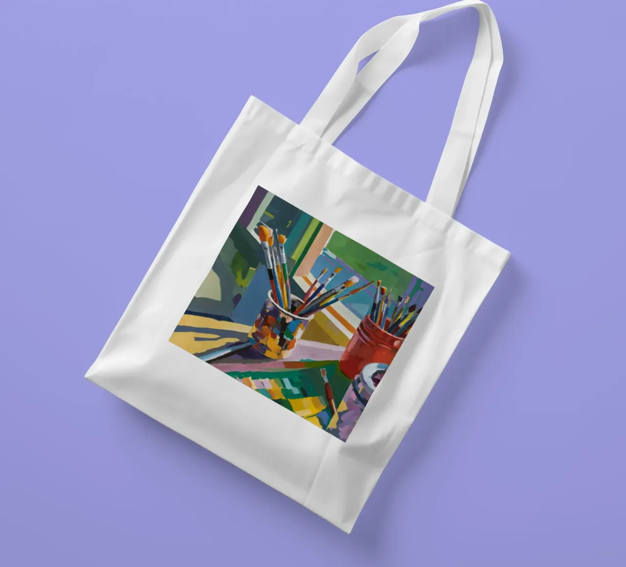 Pennellate di splendore borsa in juta da Mystic Grain