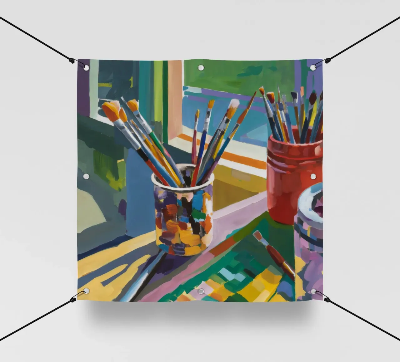 Pennellate di splendore telo in pvc da Mystic Grain