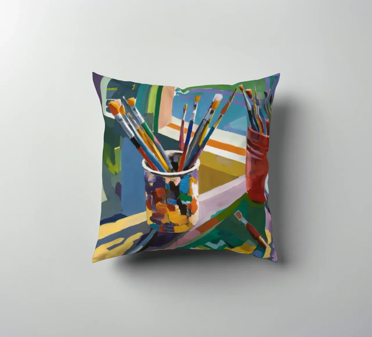 Pennellate di splendore cuscino da Mystic Grain