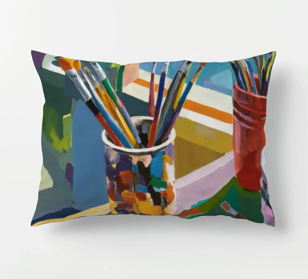 Pennellate di splendore cuscino da Mystic Grain