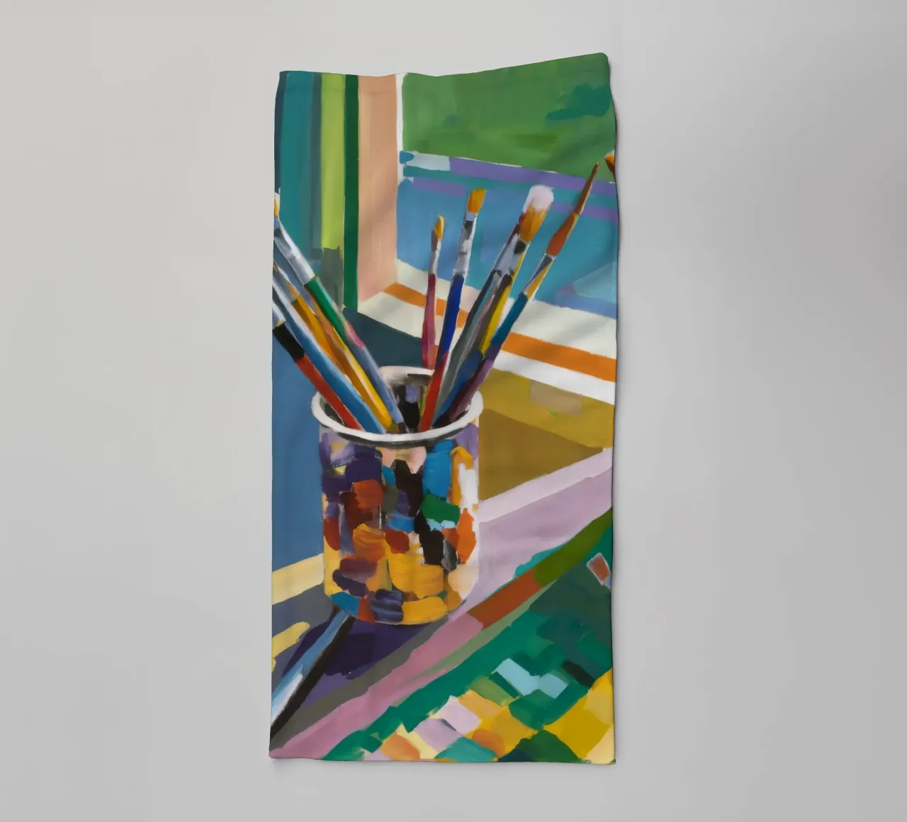 Pennellate di splendore asciugamano da bagno da Mystic Grain