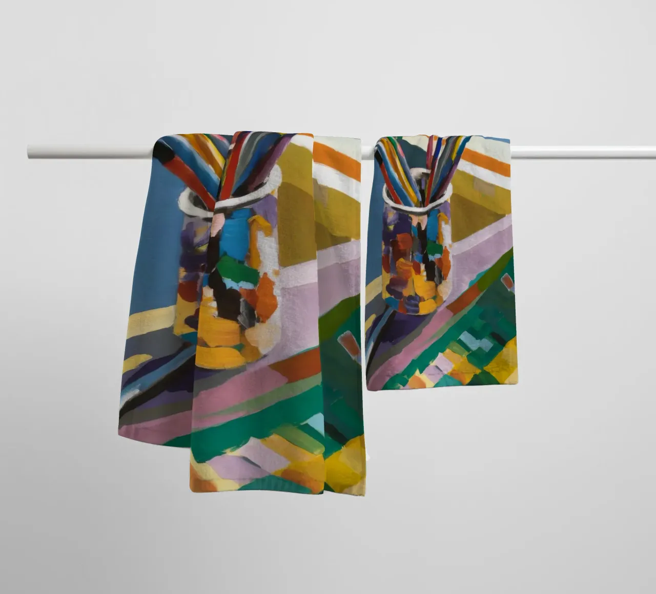 Pennellate di splendore asciugamano da bagno da Mystic Grain