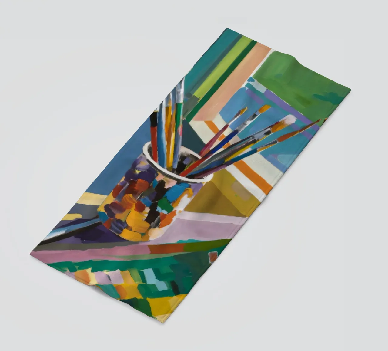 Pennellate di splendore telo mare da Mystic Grain