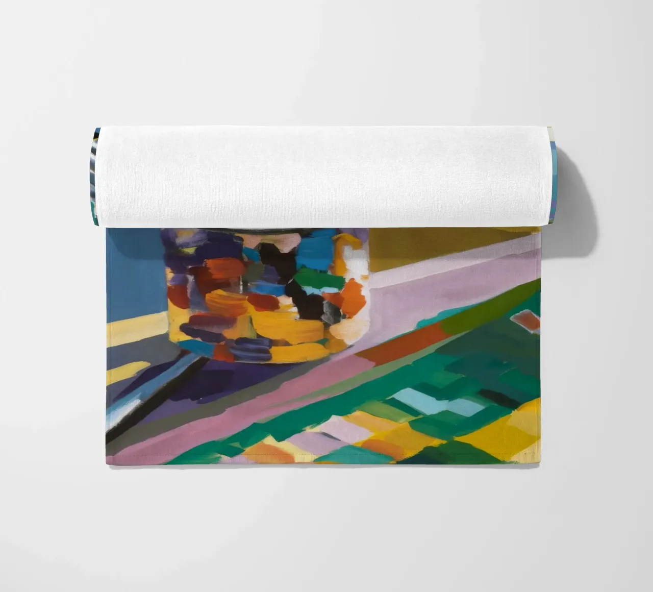 Pennellate di splendore telo mare da Mystic Grain