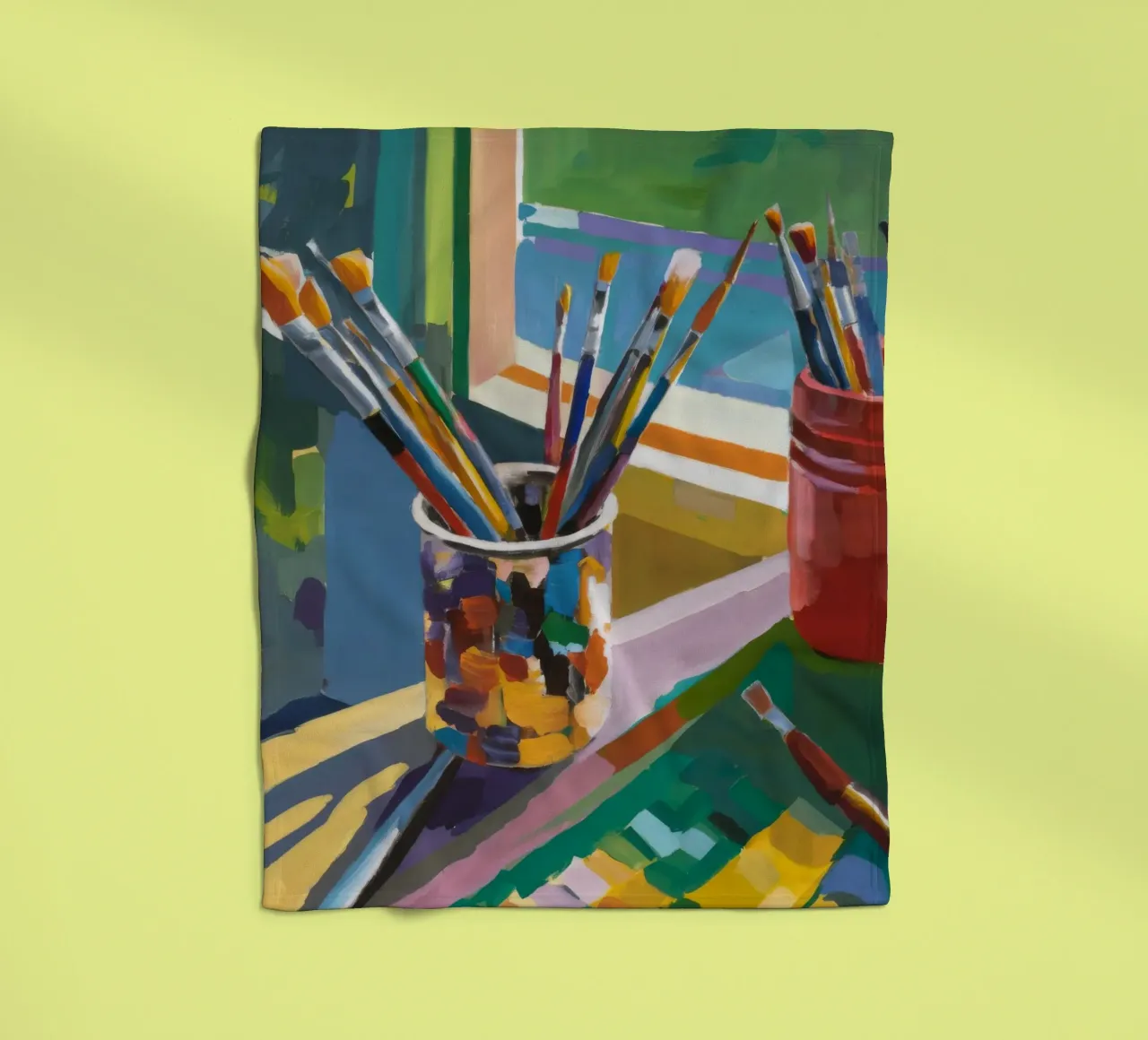 Pennellate di splendore coperta in pile da Mystic Grain