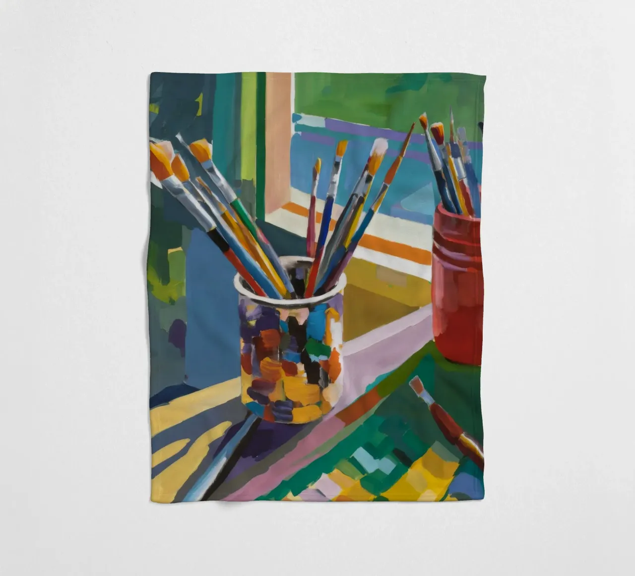 Pennellate di splendore coperta in pile da Mystic Grain