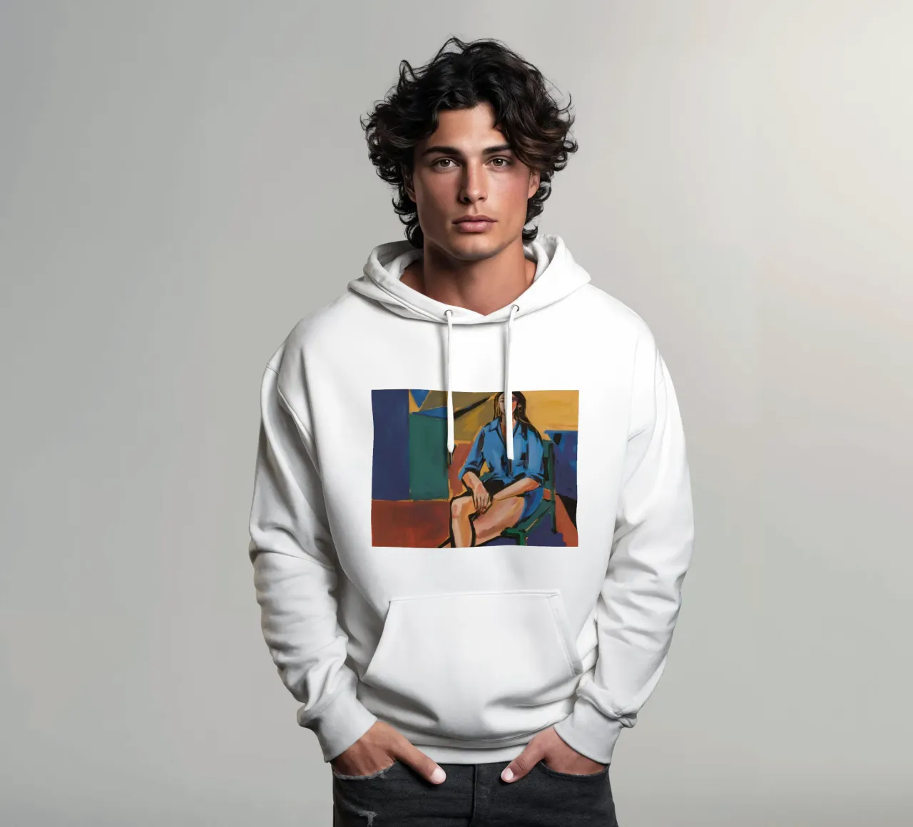 Musa in attesa felpa con cappuccio da Mystic Grain