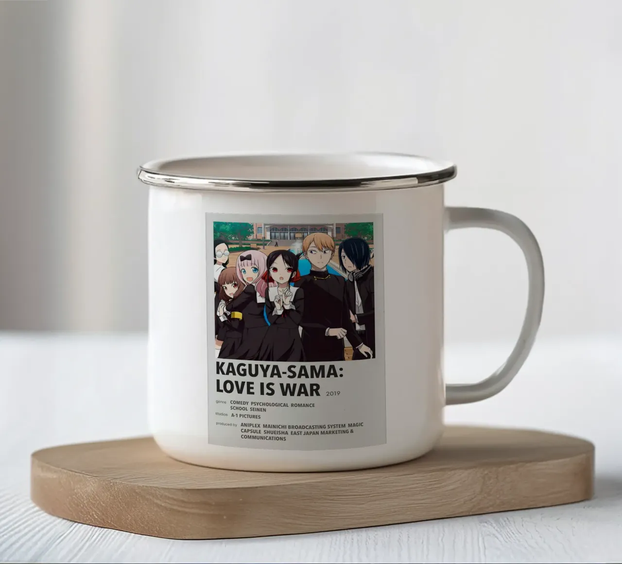 KAGUYA-SAMA LOVE IS WAR  2019 tazza in smalto da Totoya