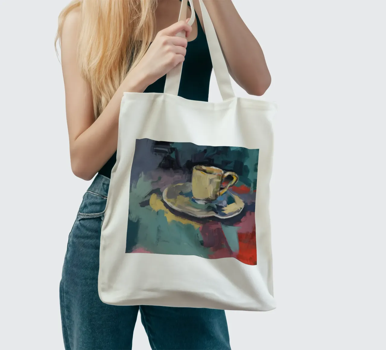 Cup of Solitude tote bag by Mystic Grain