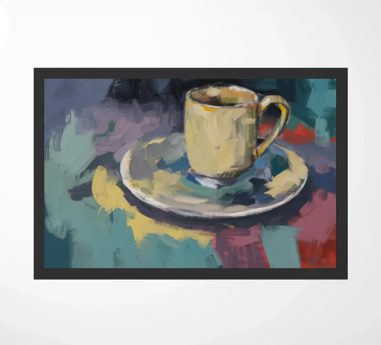 Cup of Solitude doormat by Mystic Grain