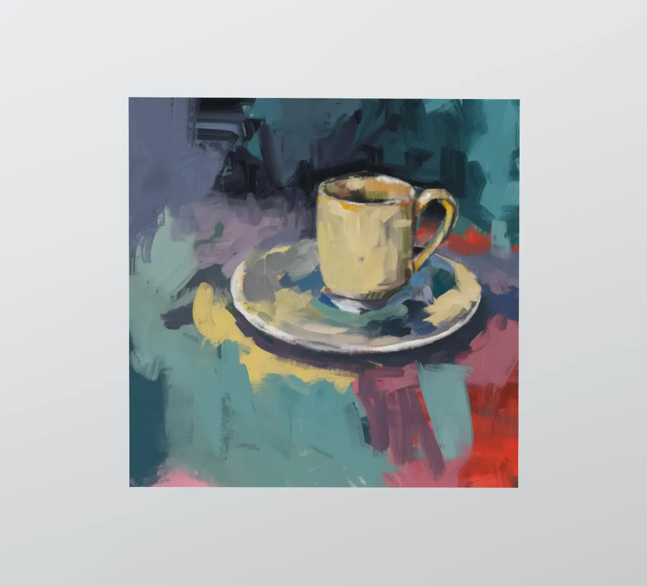 Cup of Solitude sticker by Mystic Grain