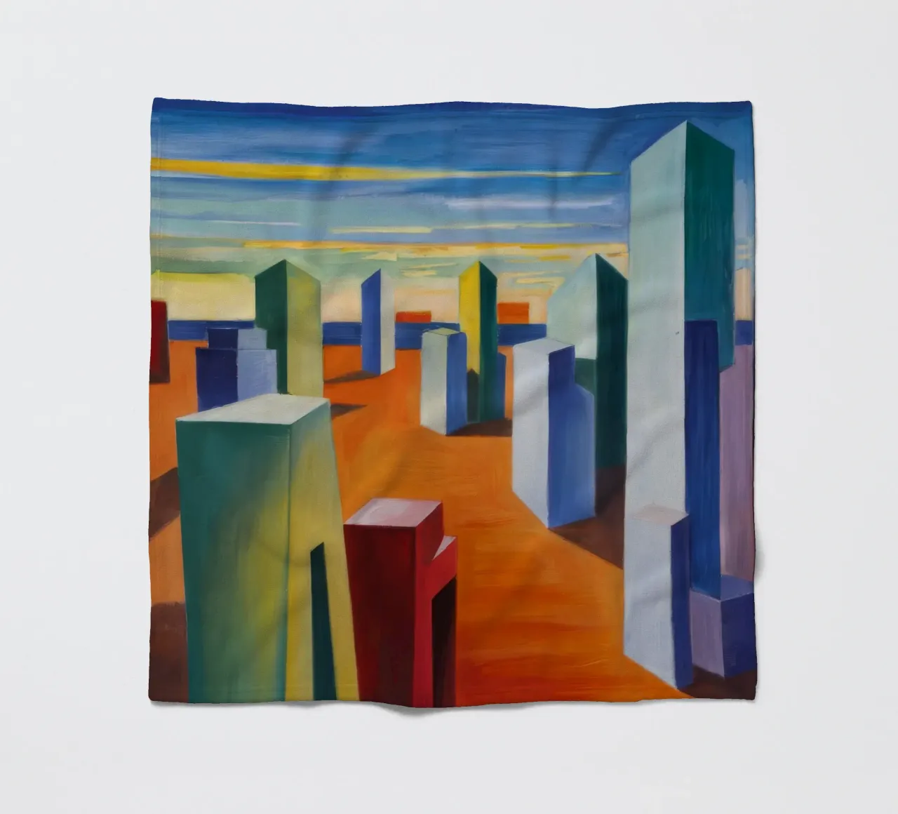 Lo skyline dei sogni coperta in pile da Mystic Grain