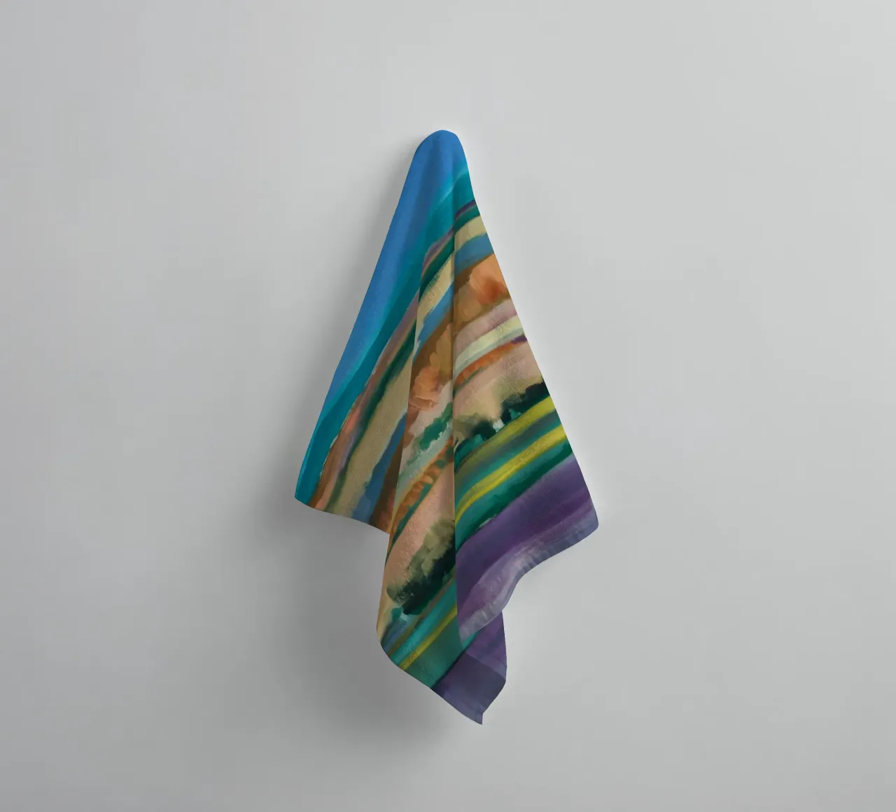 Layered Earth Memory towel by Mystic Grain