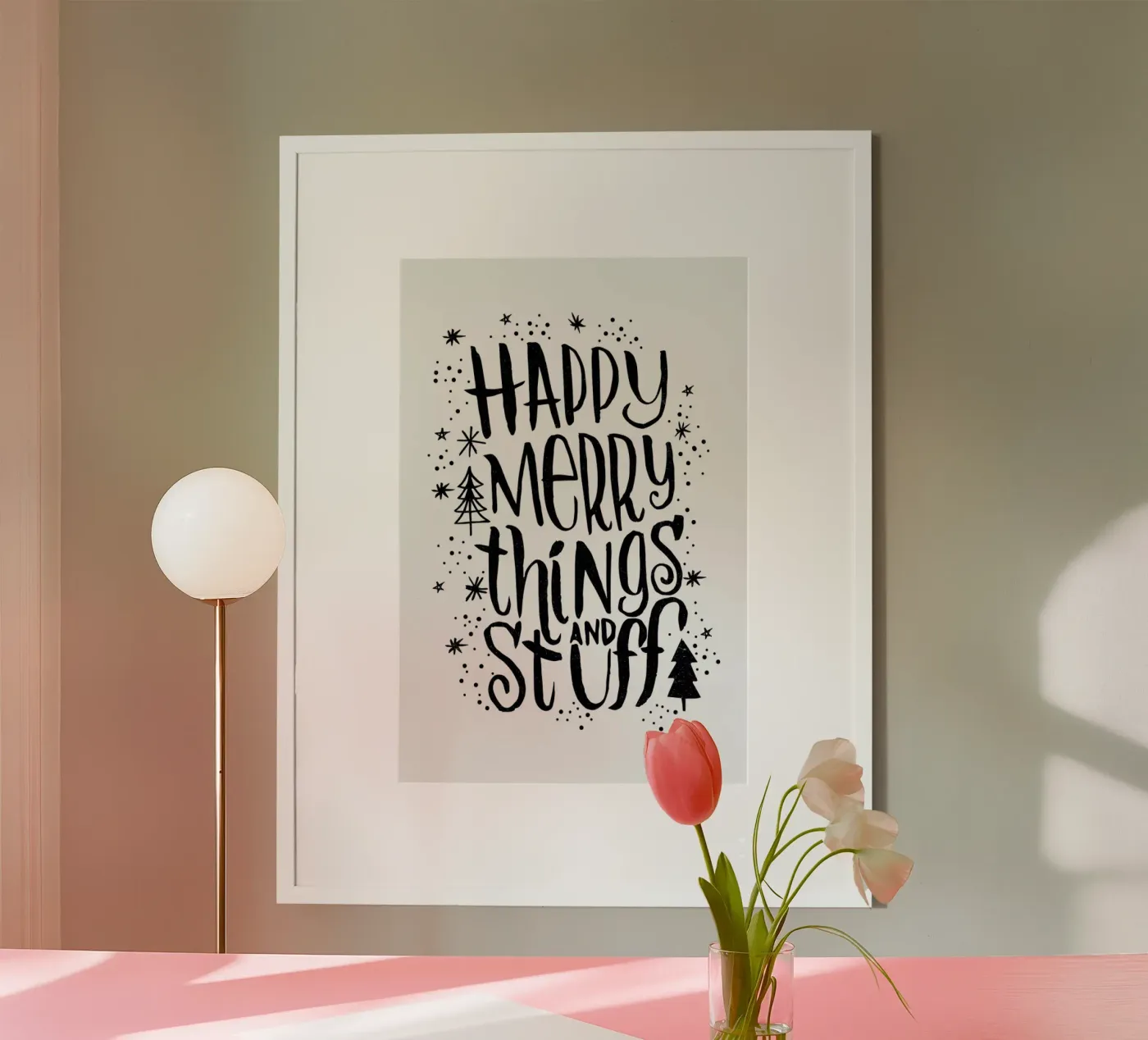 Happy Merry poster da Matthew Taylor Wilson