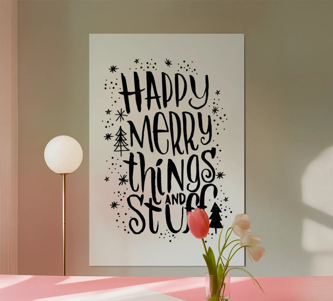 Happy Merry poster da Matthew Taylor Wilson