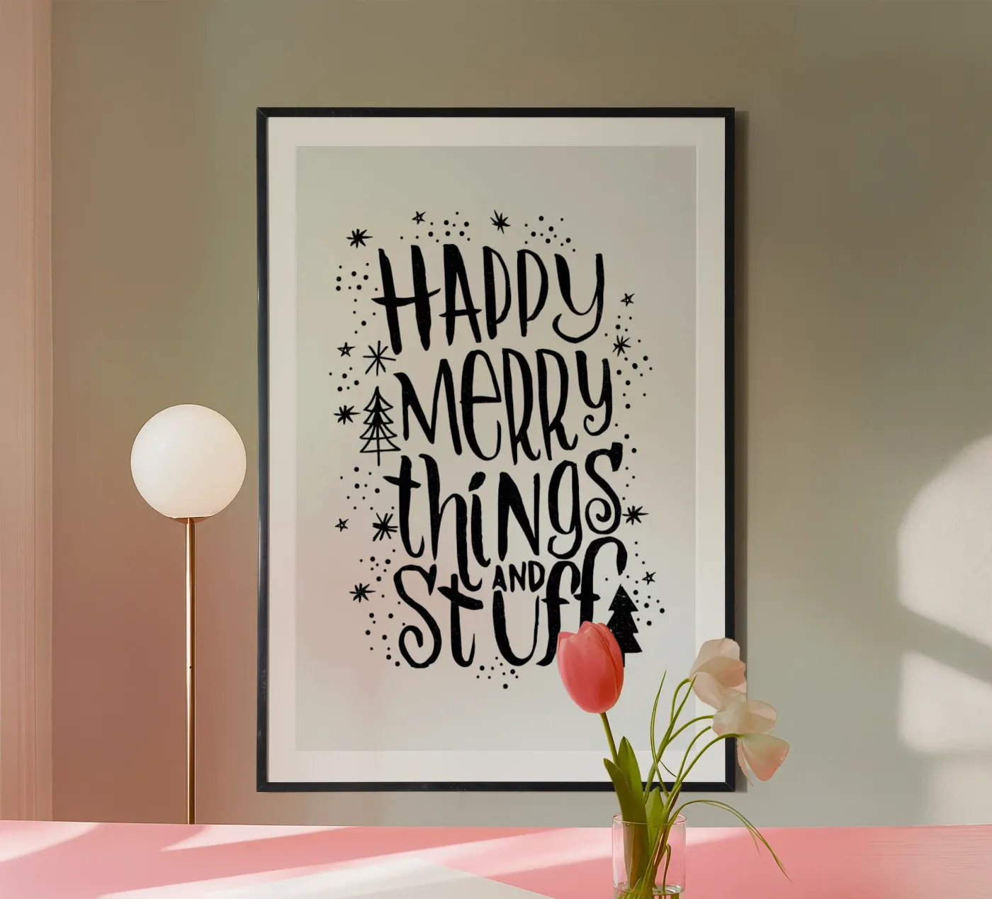 Happy Merry poster da Matthew Taylor Wilson