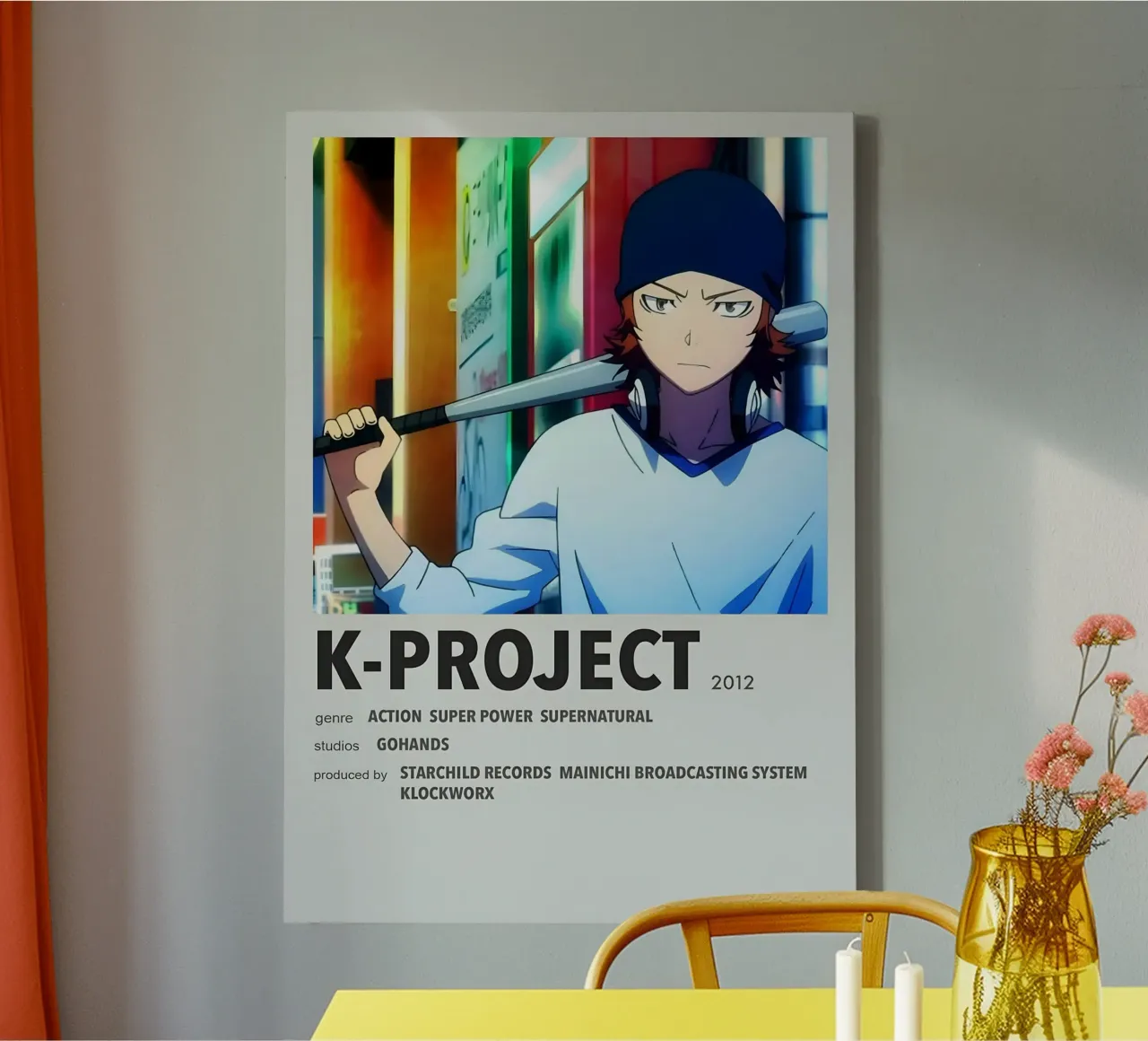 K-PROJECT  2012 Leinwand mit Schattenfugenrahmen von Totoya