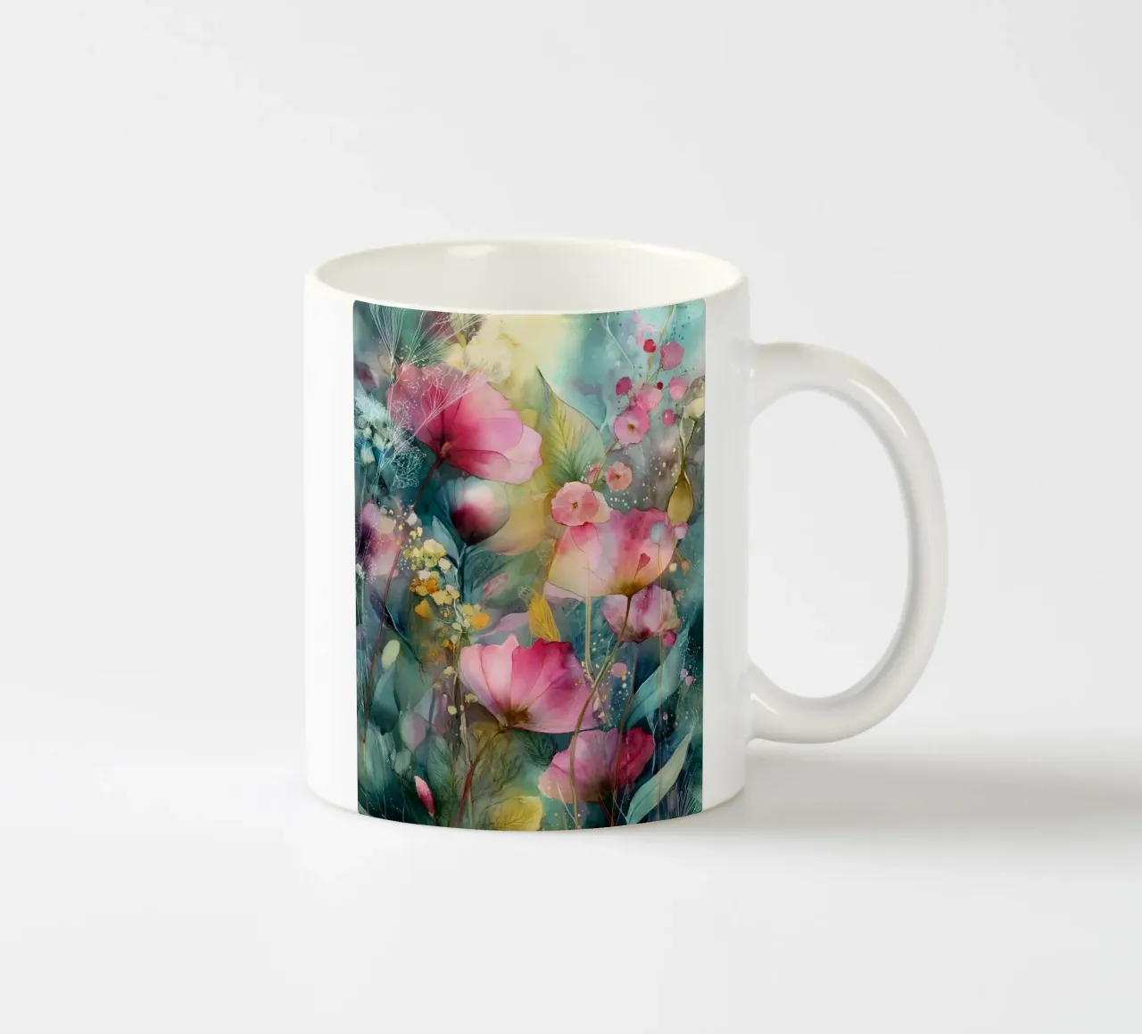 Flowers Watercolor art A tazza in ceramica da Mateo