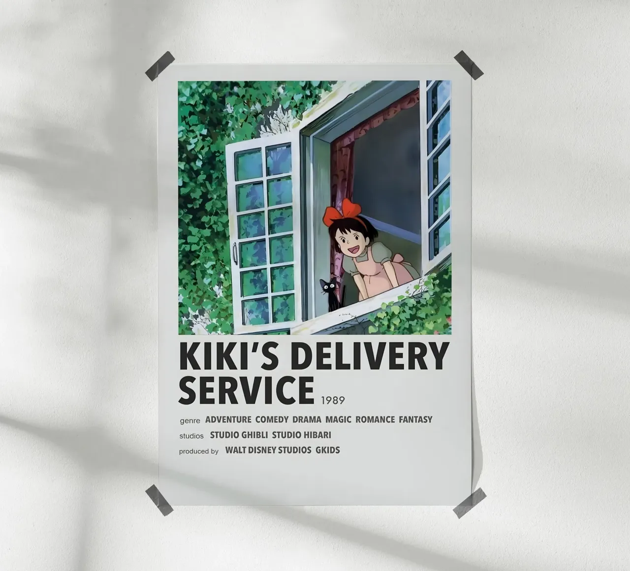 KIKI'S DELIVERY SERVICE  1989 poster da Totoya