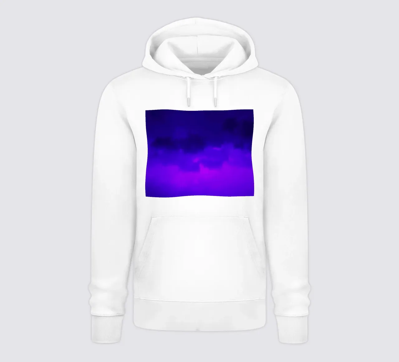 cielo crepuscolare con ricche sfumature di viola e blu felpa con cappuccio da DesignDoodle