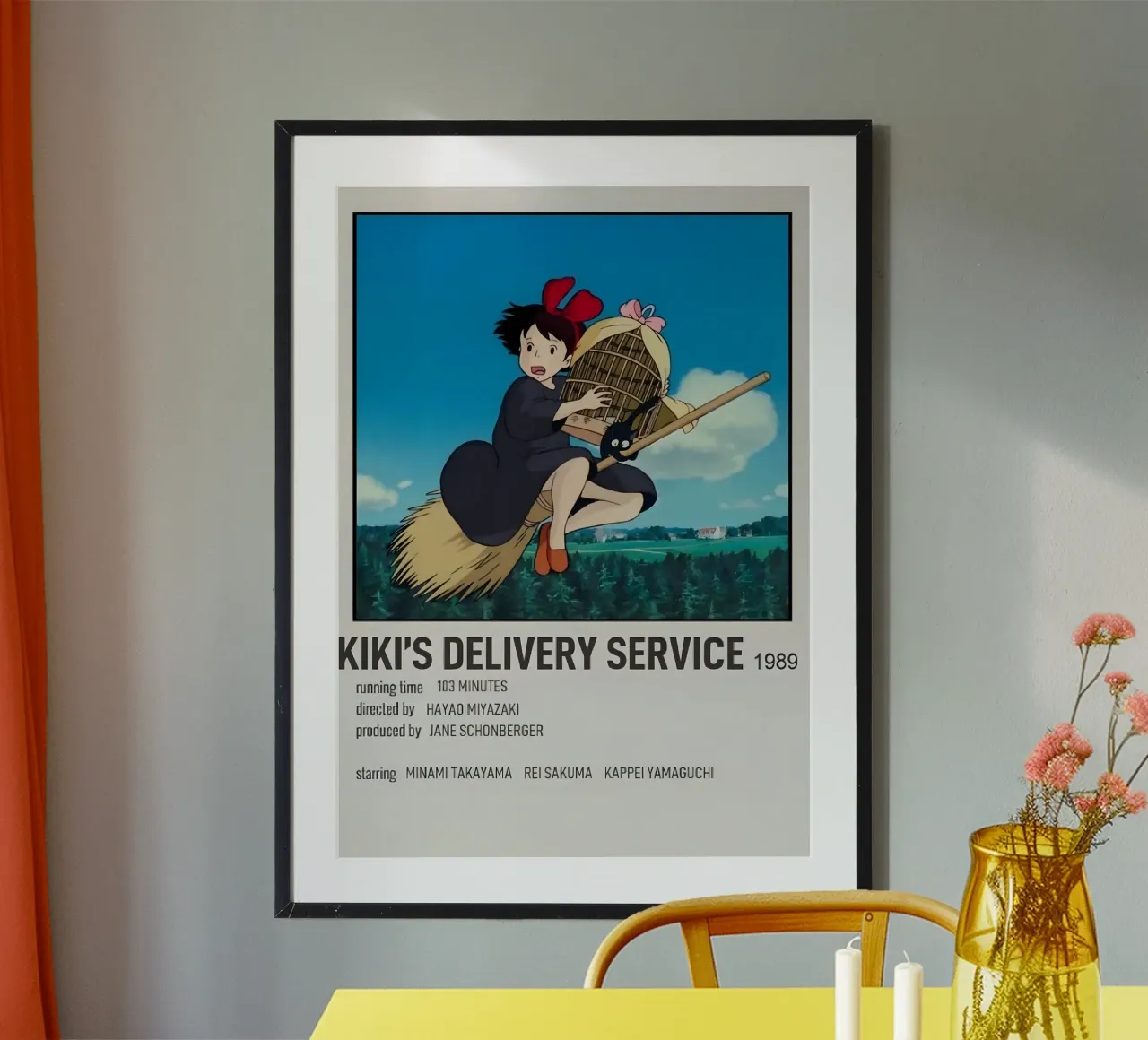 KIKI'S DELIVERY SERVICE 1989 carta hahnemühle da Totoya