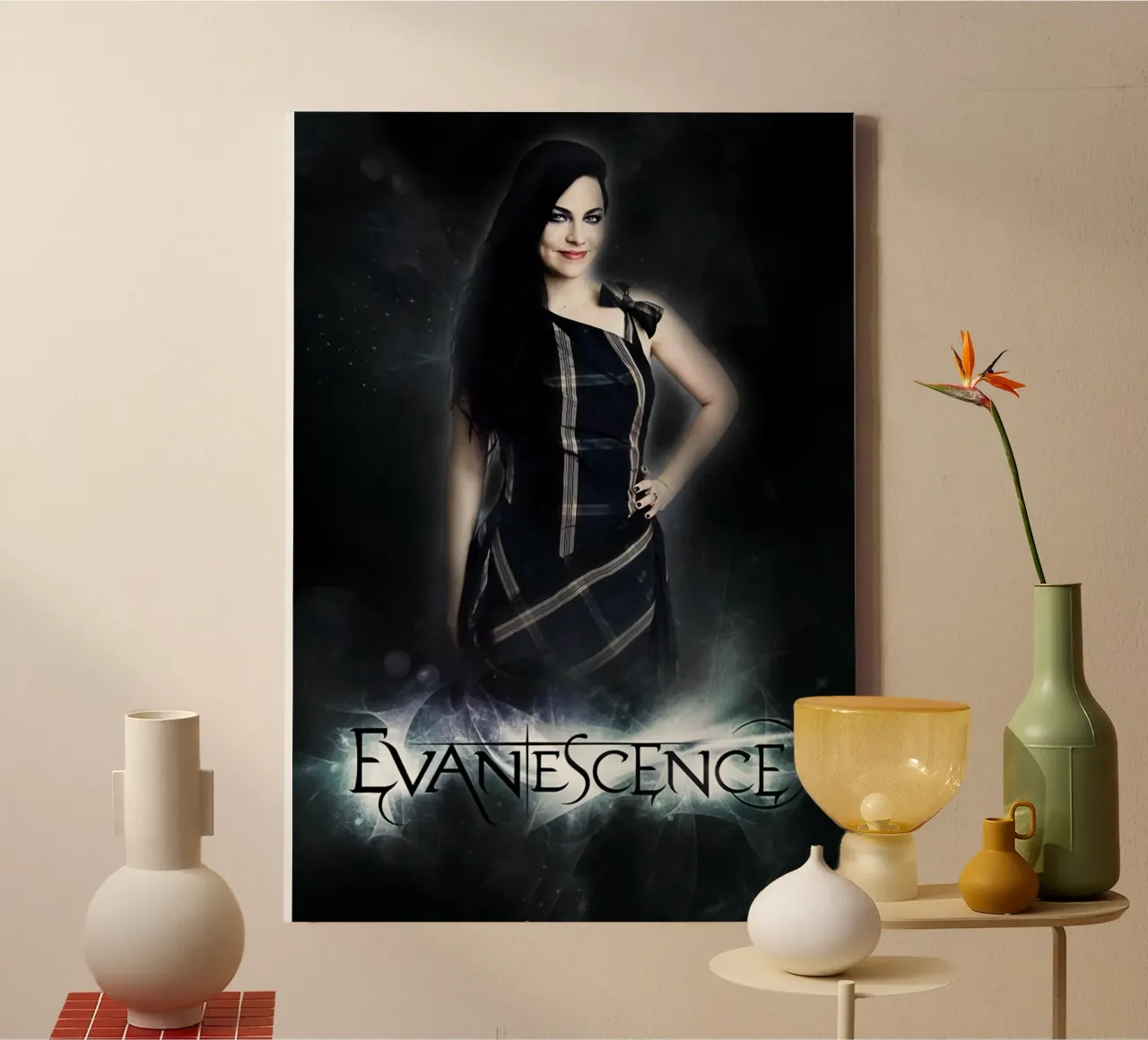 Evanescene Vrouw Metaal canvas met Baklijst van HUMMERSONIC