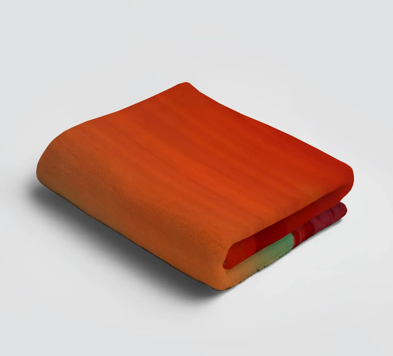 Solar flare illuminating orange cliffs in enchanting desert towel by DesignDoodle