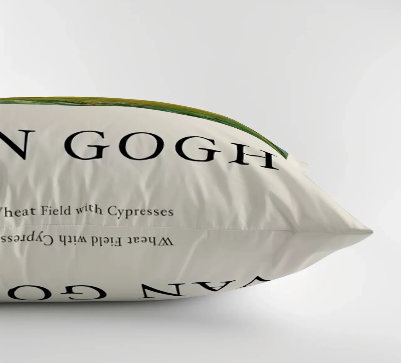 van Gogh - Wheat Field with Cypresses cuscino da Vintage by JUNIQE