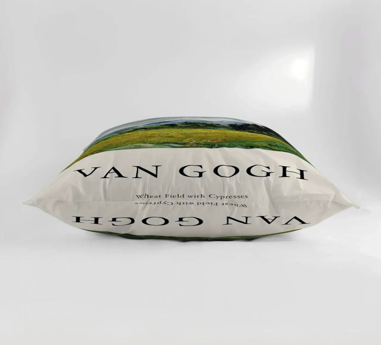 van Gogh - Wheat Field with Cypresses cuscino da Vintage by JUNIQE