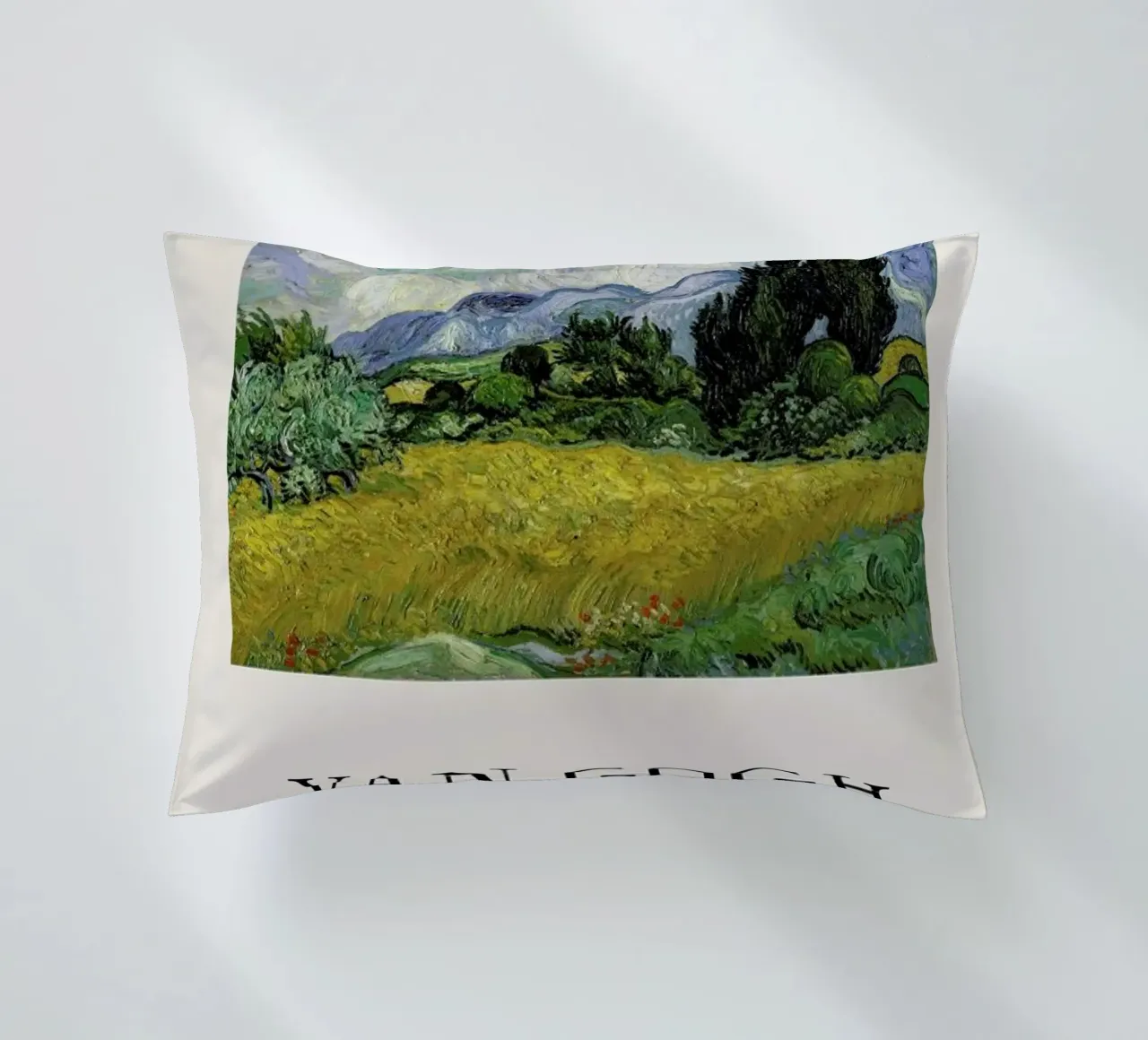 van Gogh - Wheat Field with Cypresses kussen van Vintage by JUNIQE