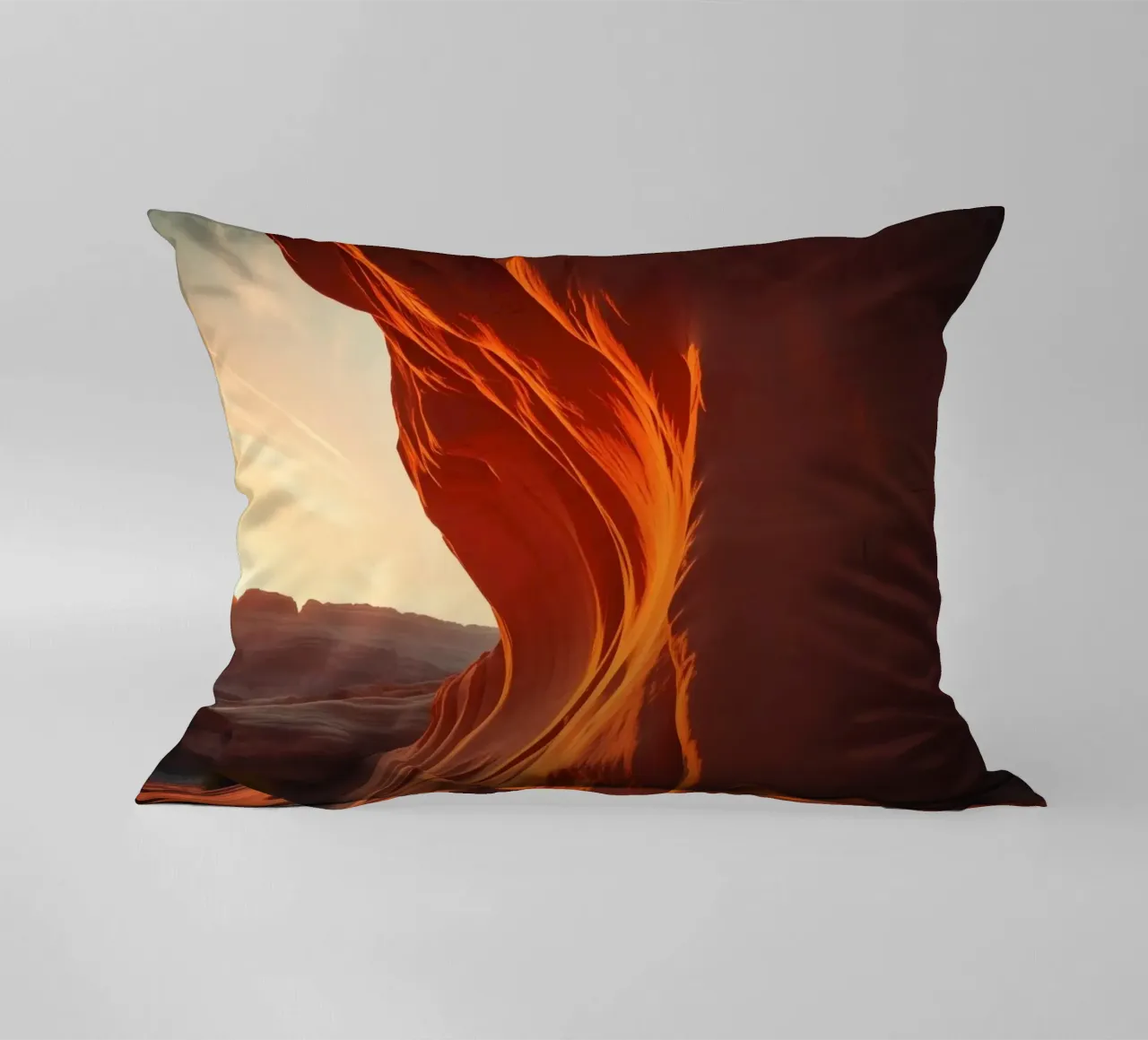 Il tramonto illumina le curve delle formazioni di arenaria cuscino da DesignDoodle