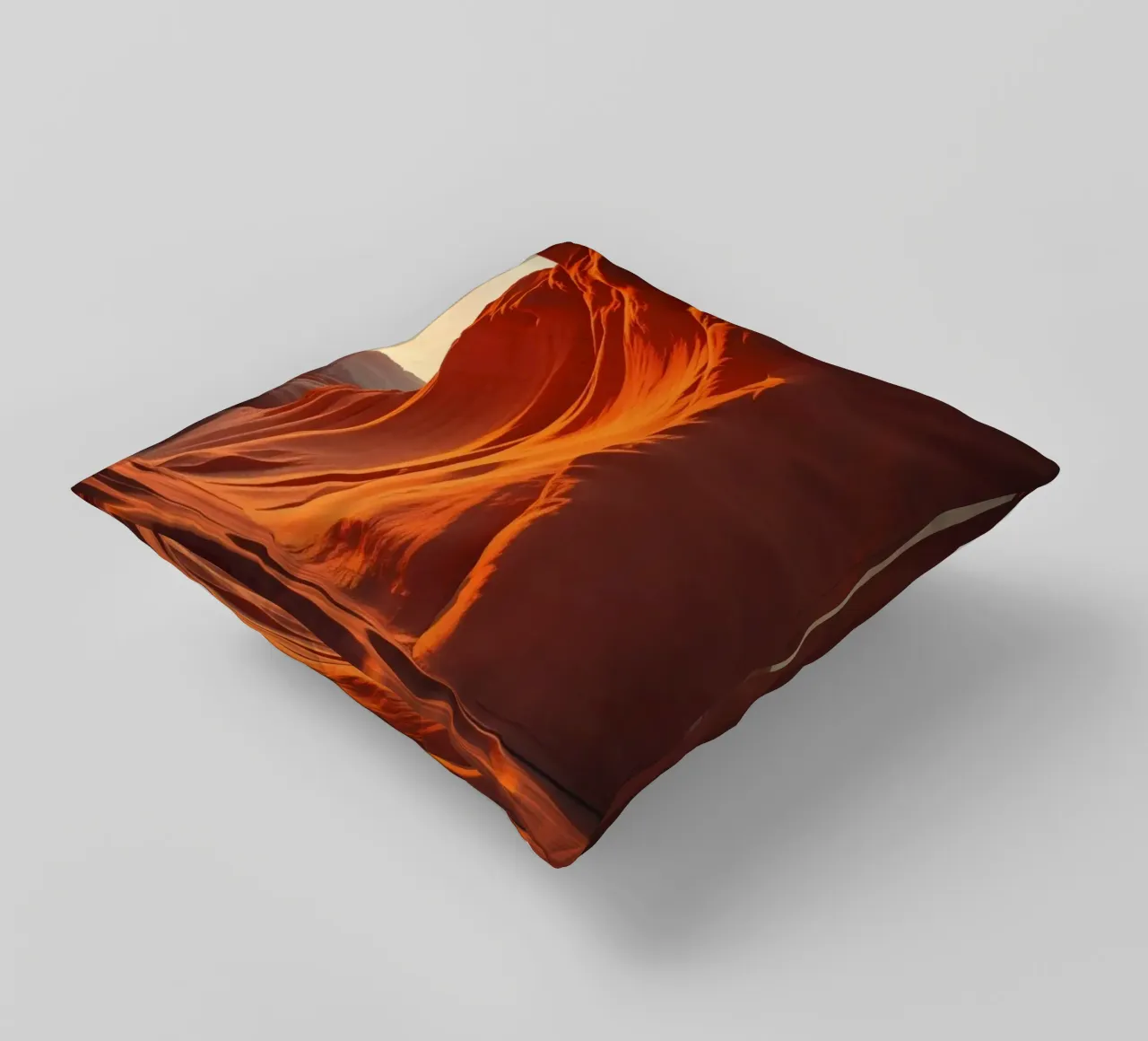 Il tramonto illumina le curve delle formazioni di arenaria cuscino da DesignDoodle