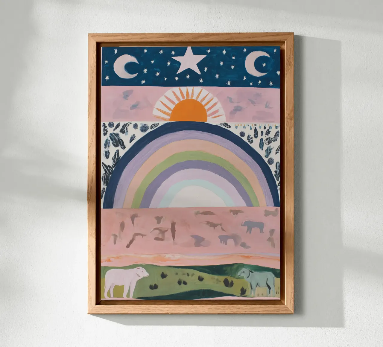 Stampa arcobaleno Boho alluminio dibond da Boheme